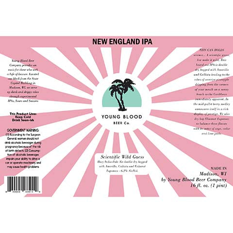 Young Blood Scientific Wild Guess IPA