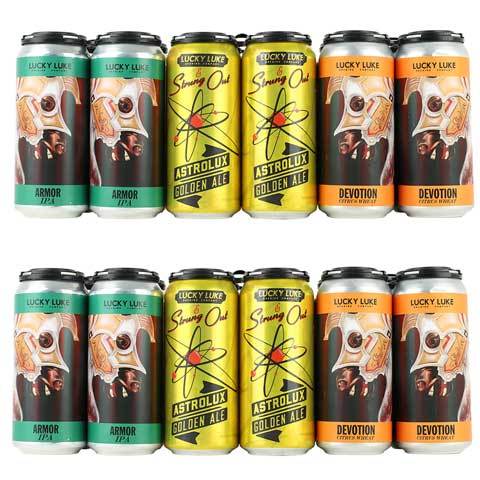 Strung Out / Lucky Luke Brewing Variety 12 Pack - Armor and Devotion / Astrolux