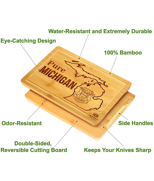 Michigan Cutting Board, 15x10" by Royal Craft Wood