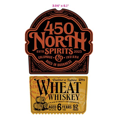 450 North 6-Year-Old Wheat Whiskey