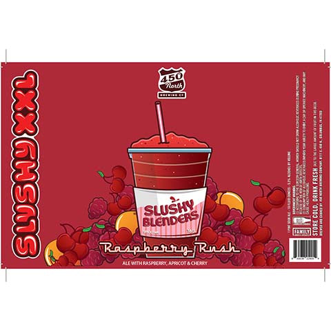 450 North Slushy Blenders Raspberry Rush Sour – CraftShack - Buy craft ...