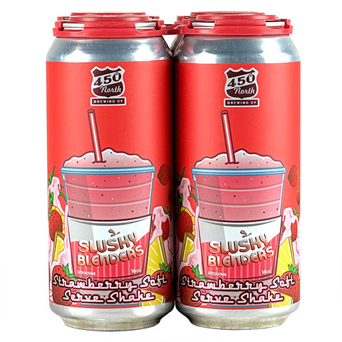 450 North Slushy XL Slushy Blenders Strawberry Soft Serve Shake Sour
