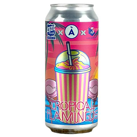 450 North Slushy XL Tropical Flamingos Sour - CraftShack