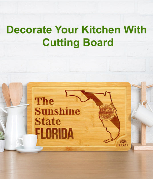 Florida Cutting Board, 15x10" by Royal Craft Wood