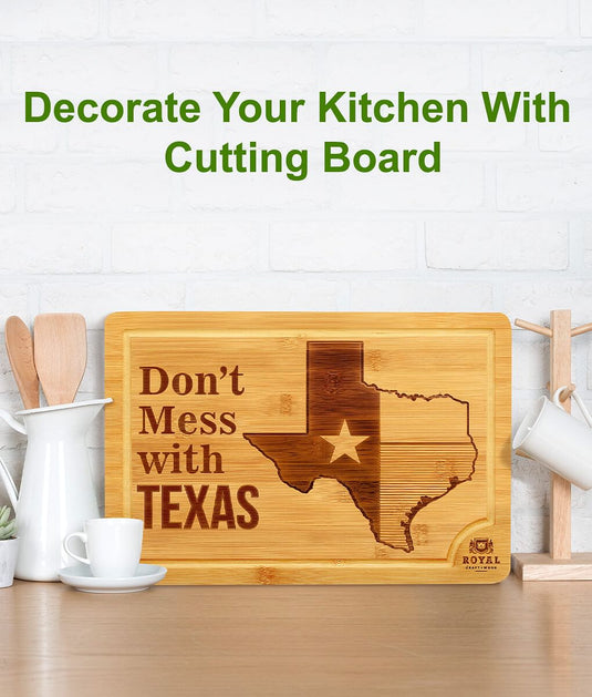 Texas Cutting Board, 15x10" by Royal Craft Wood