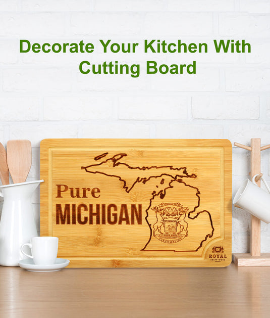 Michigan Cutting Board, 15x10" by Royal Craft Wood