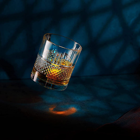 The Connoisseur's Set - Reserve Glass Edition by R.O.C.K.S. Whiskey Chilling Stones