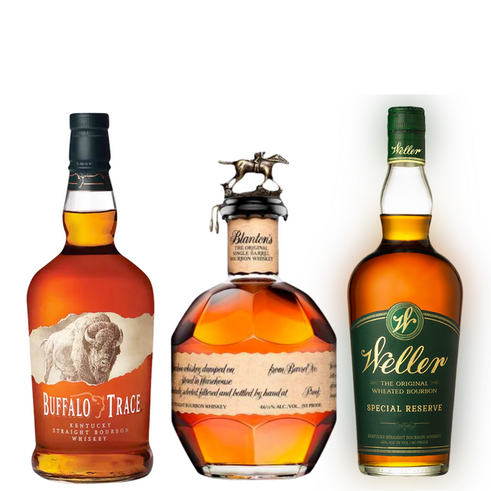 Buffalo Trace, Blanton's, and Weller SR Bundle