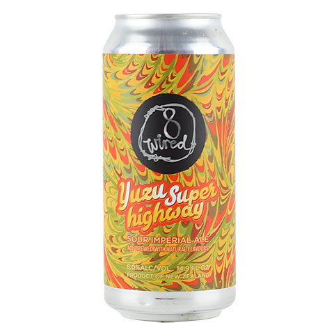 8 Wired Yuzu Super Highway Sour Imperial Ale – CraftShack - Buy craft ...