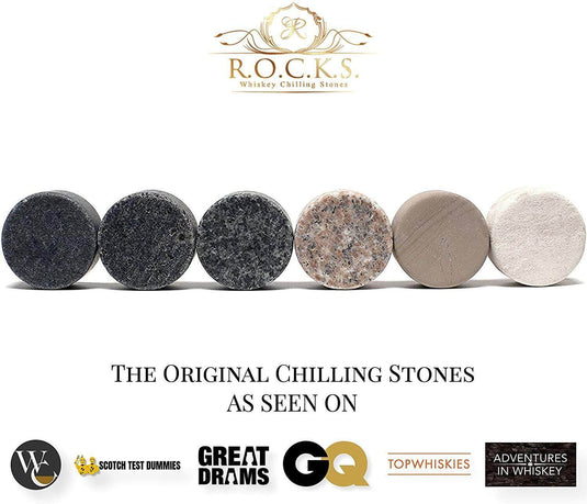 The Gentleman's Essentials - Rocks x Grooming Kit by R.O.C.K.S. Whiskey Chilling Stones