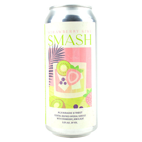 Alvarado Street Strawberry Kiwi Smash Cocktail Inspired Smoothie Sour