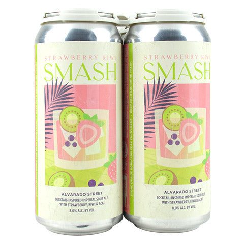 Alvarado Street Strawberry Kiwi Smash Cocktail Inspired Smoothie Sour