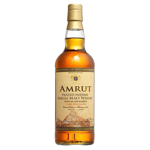 Amrut Peated Cask Strength Single Malt Indian Whisky
