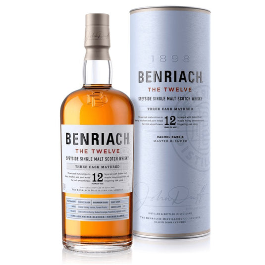 Benriach 12 Year Old 'The Twelve' Three Cask Matured Speyside Single Malt Scotch Whisky