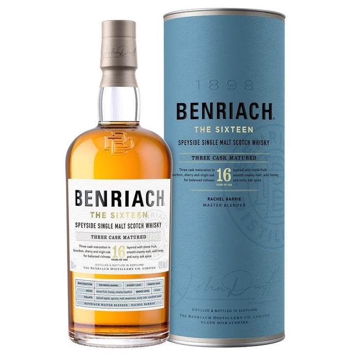 Benriach 16 Year Old 'The Sixteen' Three Cask Matured Speyside Single Malt Scotch Whisky