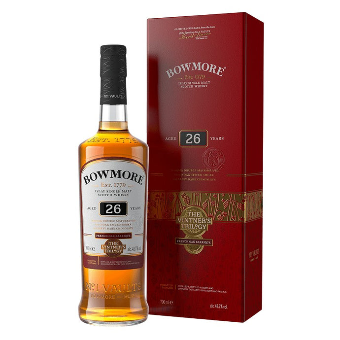 Bowmore 26 Year Old The Vintner's Trilogy #2 French Oak Barrique Islay Single Malt Scotch Whisky