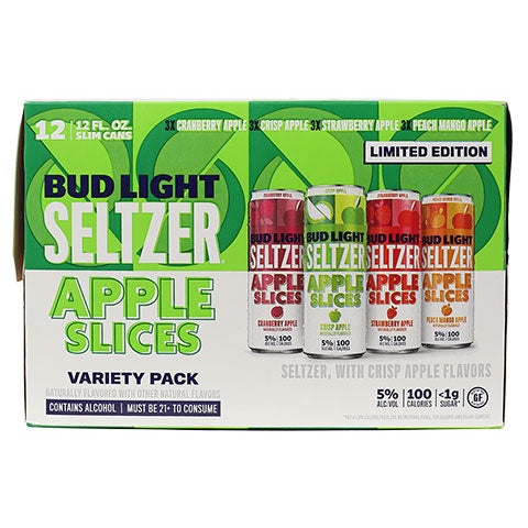 Bud Light Seltzer Apple Slices Variety Pack 