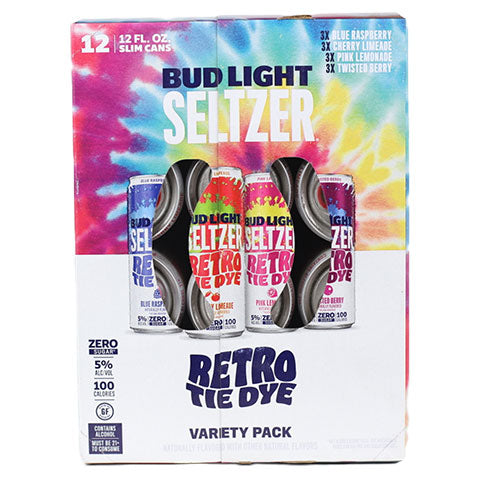 Bud Light Seltzer Retro Tie Dye Variety 12-Pack