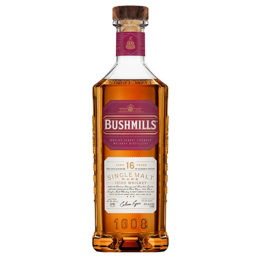 Bushmills 16 Year Old Single Malt Rare Irish Whiskey