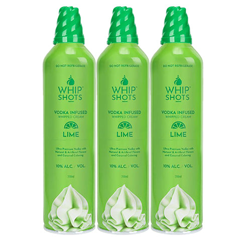 Cardi B Whipshots Lime - Vodka Infused Whipped Cream – Buy Liquor Online