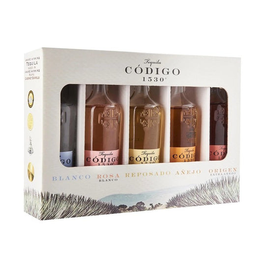 Codigo 1530 Blanco/Rosa/Reposado/Anejo/Extra Anejo 5-Pack Gift Set