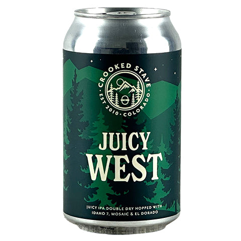 Crooked Stave Juicy West New West Coast Style IPA