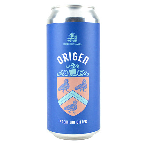Dutchess Ales Origen Premium Bitter