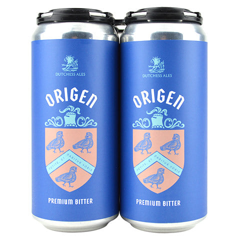 Dutchess Ales Origen Premium Bitter