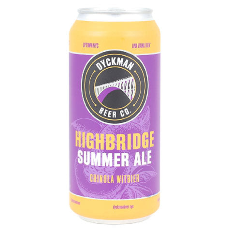 Dyckman Highbridge Summer Ale Chinola Witbier