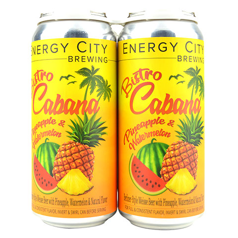 Energy City Bistro Cabana Pineapple & Watermelon Sour 4PK