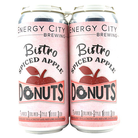 Energy City Bistro Spiced Apple Donuts Sour 4PK