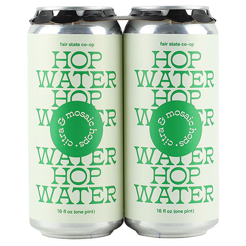 Fair State Hop Water - Citra & Mosaic (Non-Alcoholic) 4PK