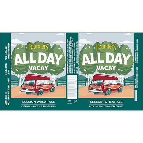 Founders All Day Vacay Session Wheat