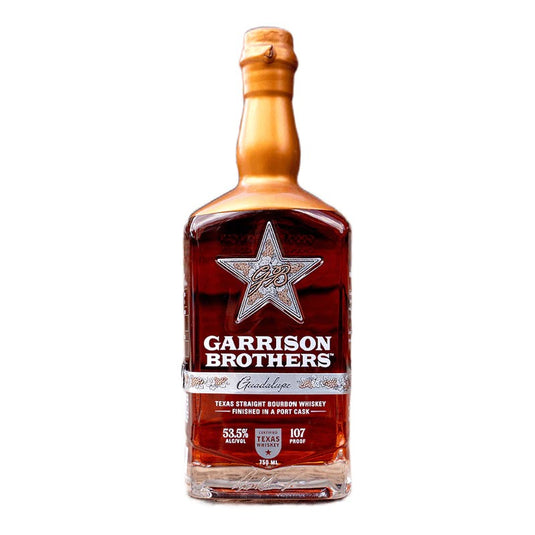 Garrison Brothers Guadalupe Straight Bourbon Whiskey finished in Port Casks