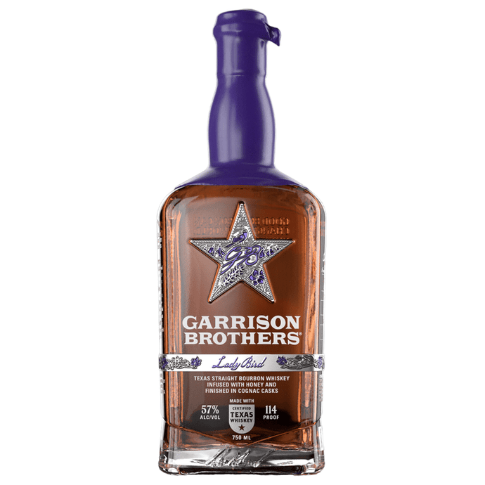 Garrison Brothers Lady Bird Honey-Infused Cognac Cask Finish Texas Straight Bourbon Whiskey