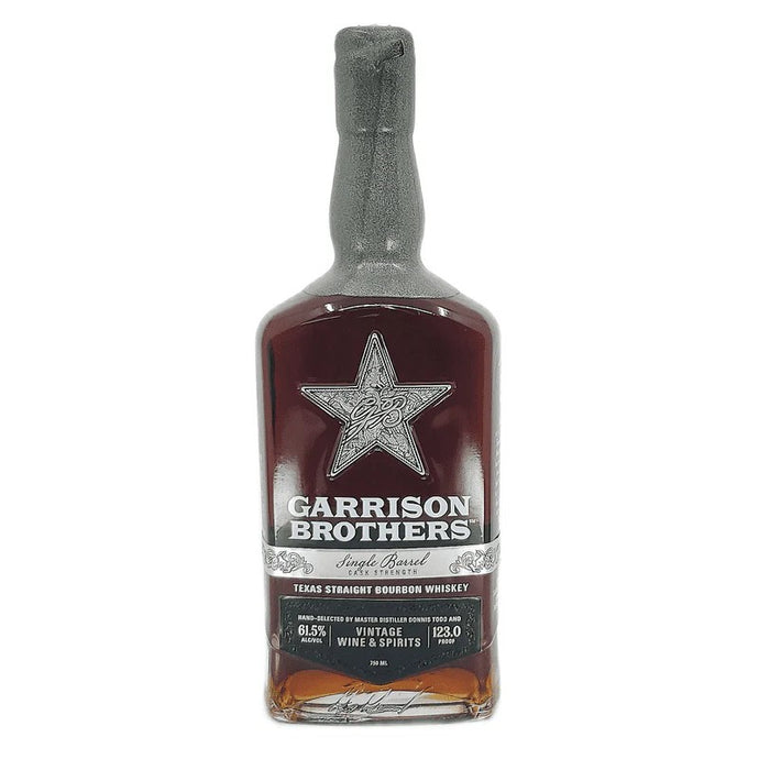 Garrison Brothers Single Barrel VW&S Texas Straight Bourbon Whiskey