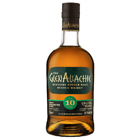 The GlenAllachie 10 Year Old Cask Strength Speyside Single Malt Scotch Whisky