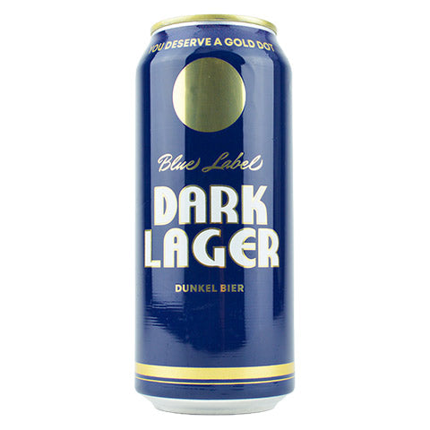 Gold Dot Blue Label Dark Lager