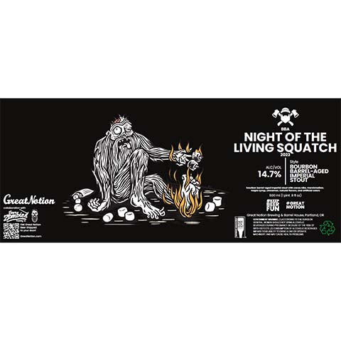 Great Notion BBA Night Of The Living Squatch Imperial Stout 2023