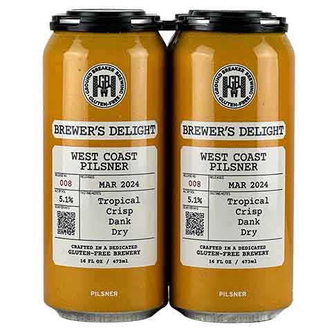 Ground Breaker - Brewer's Delight West Coast Pilsner