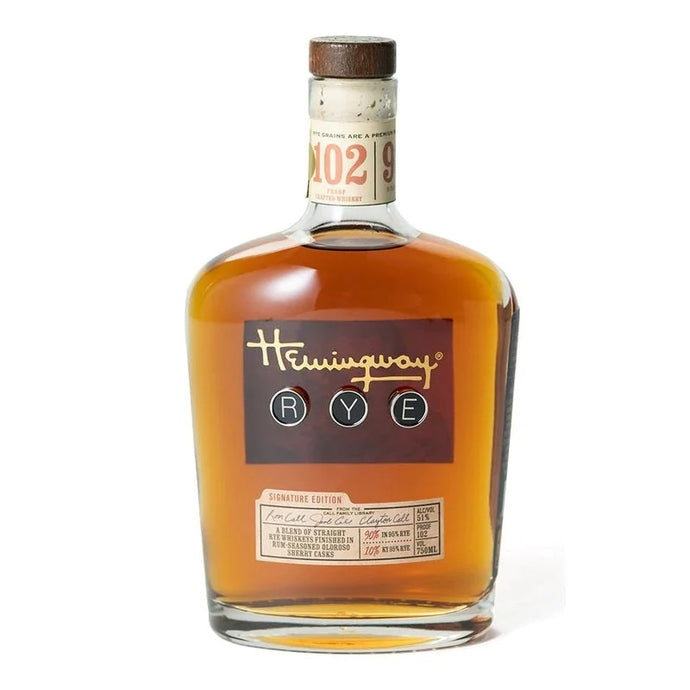 Hemingway Rye 102 Proof Signature Edition Whiskey