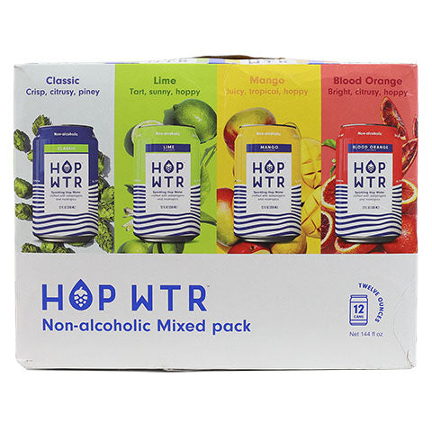 Hop Wtr Non-Alcoholic Mixed 12-Pack