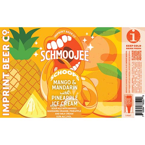 Imprint Schmoojee Shcoops Mango Mandarin With Pineapple Ice Cream Sour