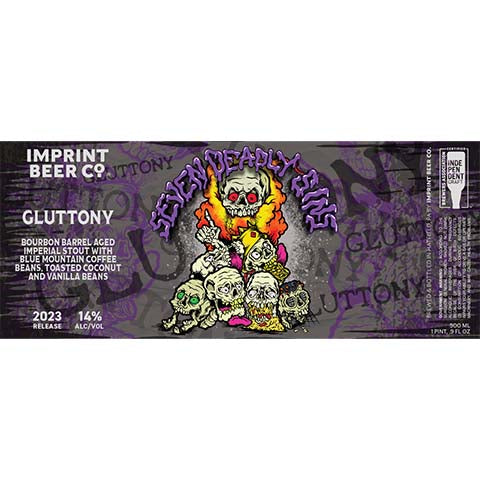 Imprint Seven Deadly Sins: Gluttony Imperial Stout (2023)