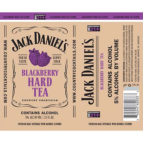 Jack Daniel's Blackberry Hard Tea