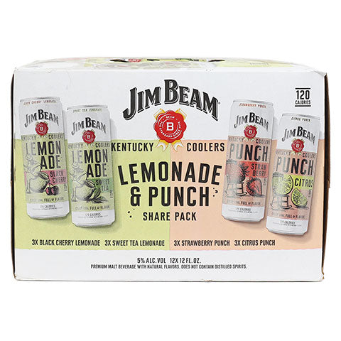 Jim Beam Lemonade & Punch Share 12-Pack