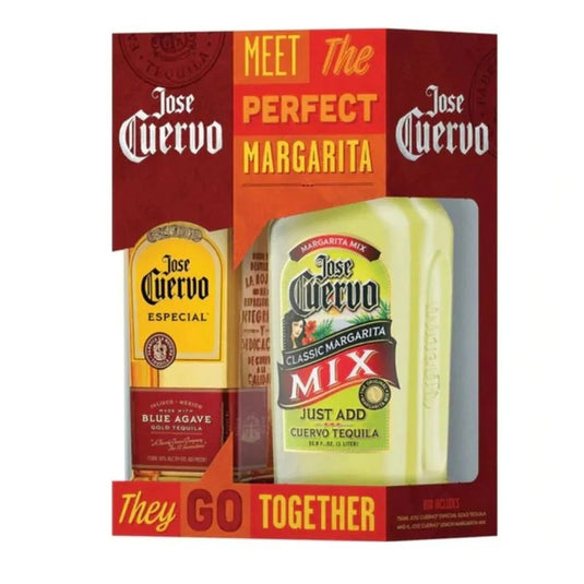 Jose Cuervo Especial Gold Tequila & Classic Margarita Mix Pack