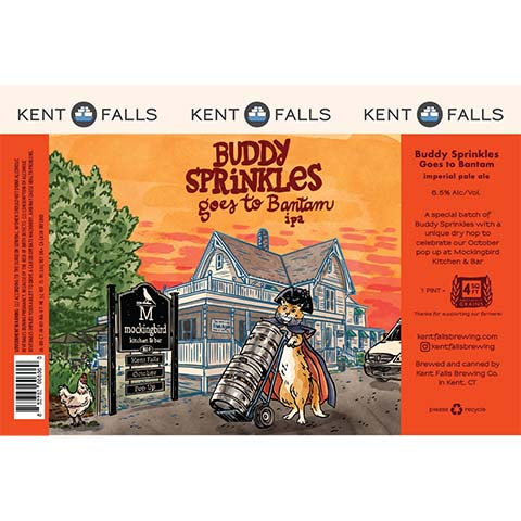 Kent Falls Buddy Sprinkles Goes To Bantam IPA