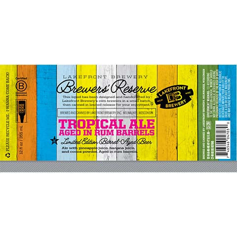 Lakefront Tropical Ale