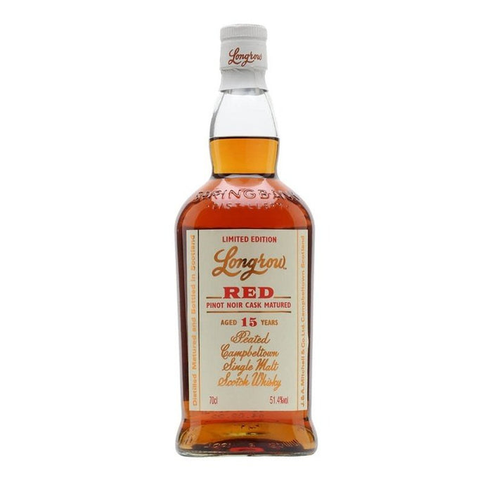 Longrow 'Red' 15 Year Old Pinot Noir Cask Matured Peated Campbeltown Single Malt Scotch Whisky